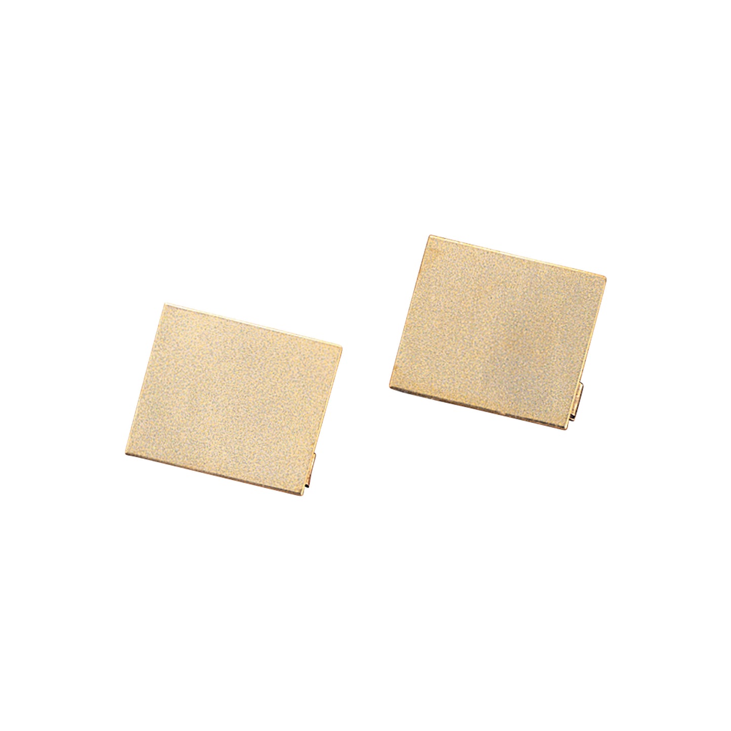 Large Rectangle Polished Cufflinks