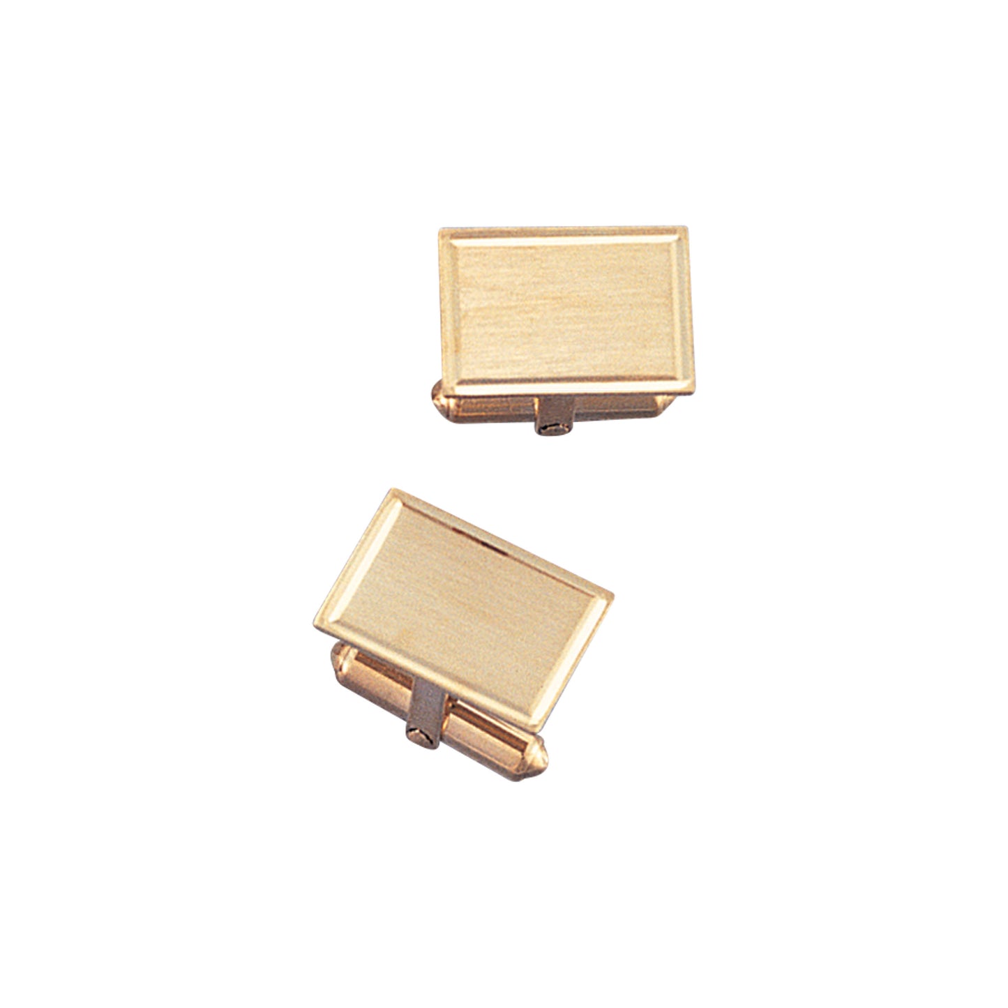 Satined Rectangle Cufflinks with Single Line Border