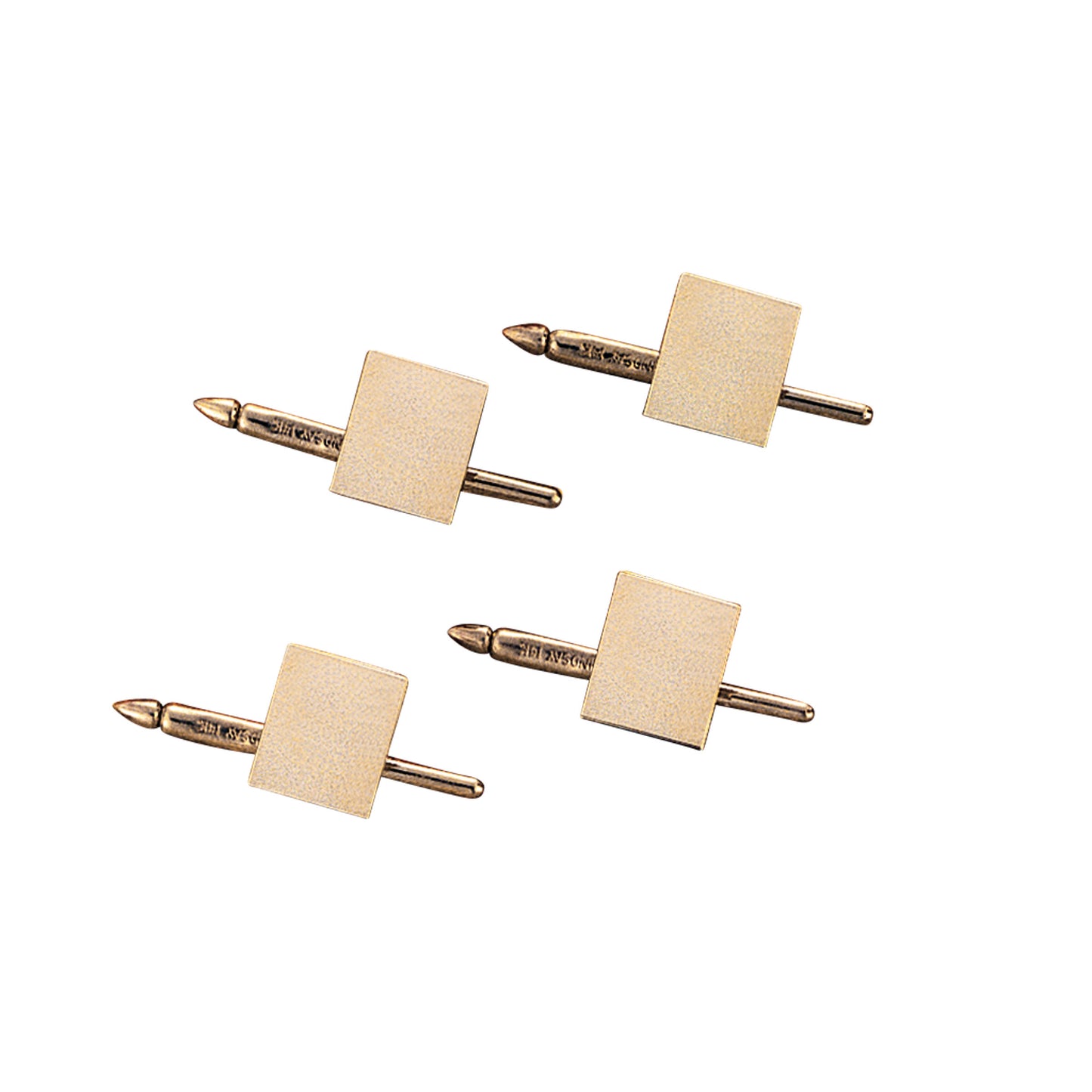 Polished Rectangle Stud Set