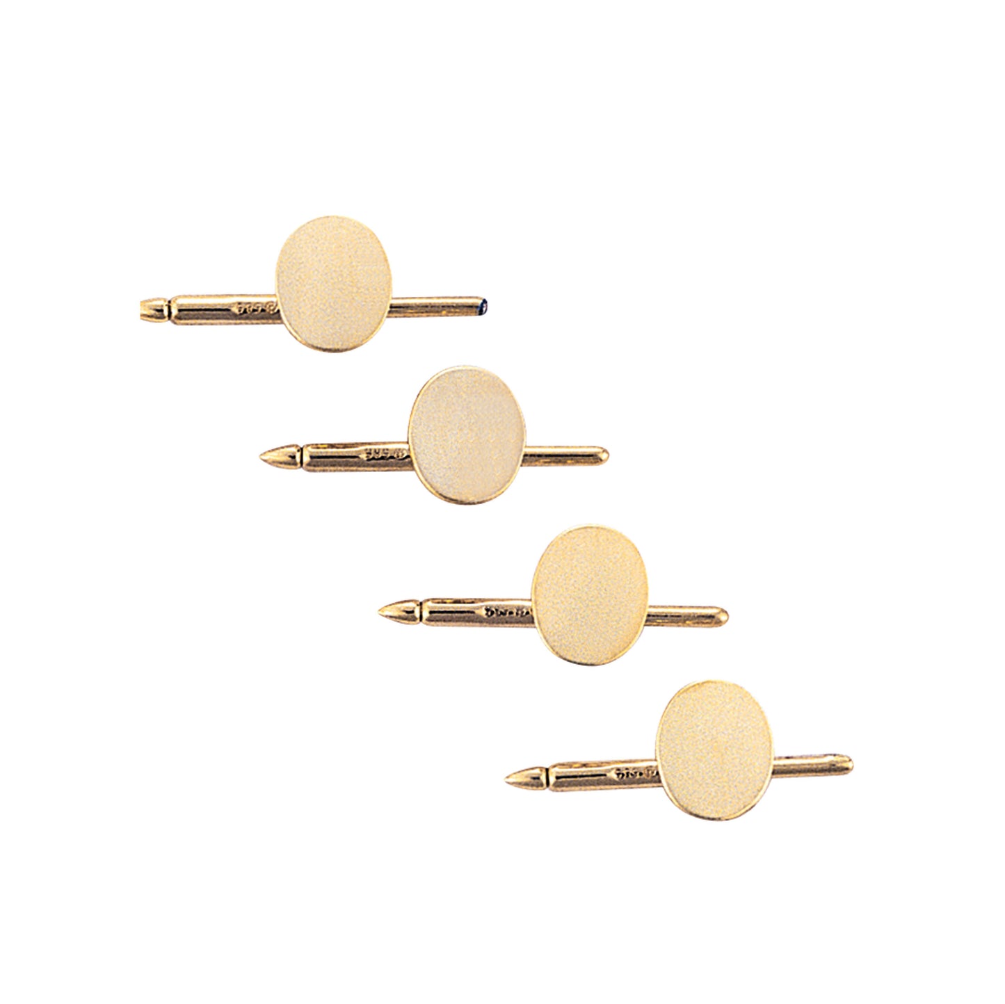 Polished Oval Stud Set