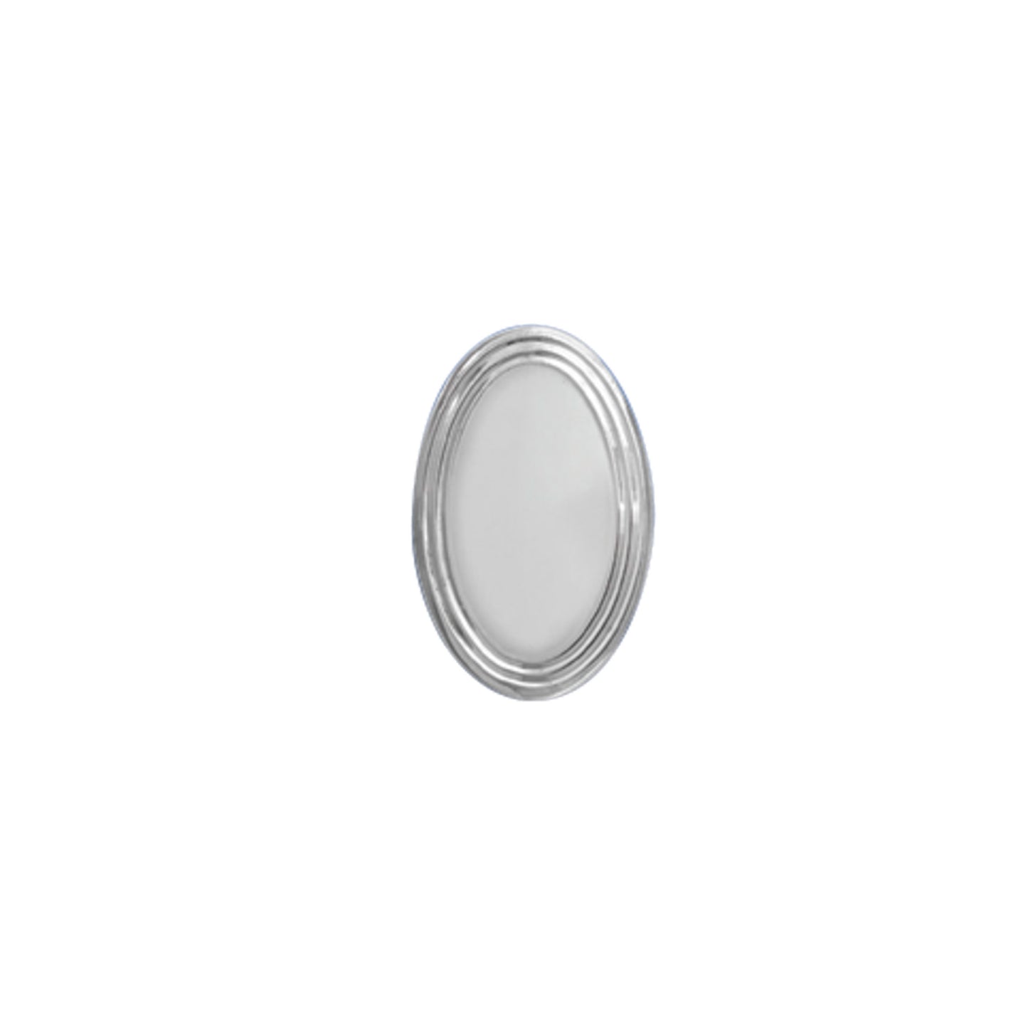 Oval Tie Tack with Lined Border