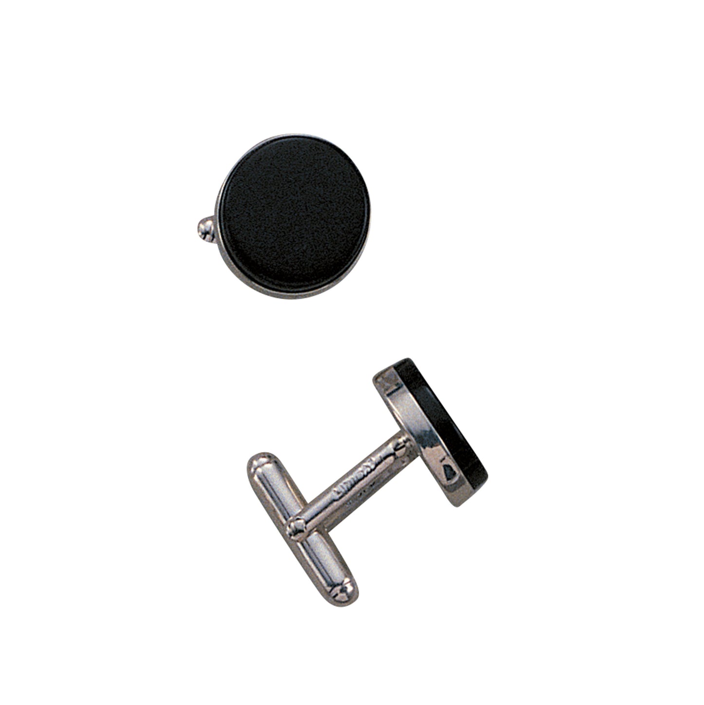 Round Onyx Cufflinks