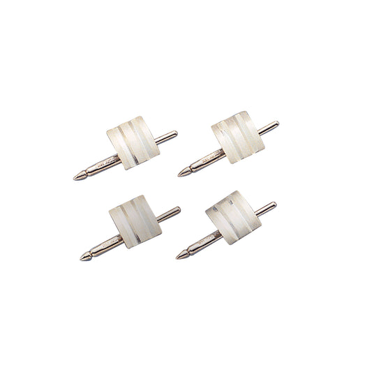 Curved Rectangle Grooved Stud Set