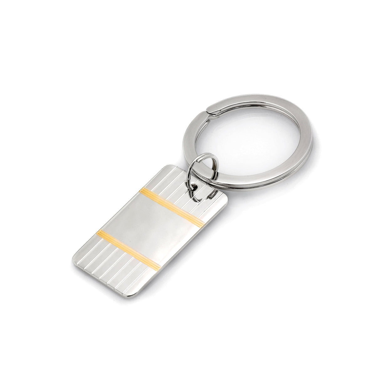 Rectangle Key Rings Two Tone Rectangle Key Ring (SKC-764) – Kelly Waters Inc.