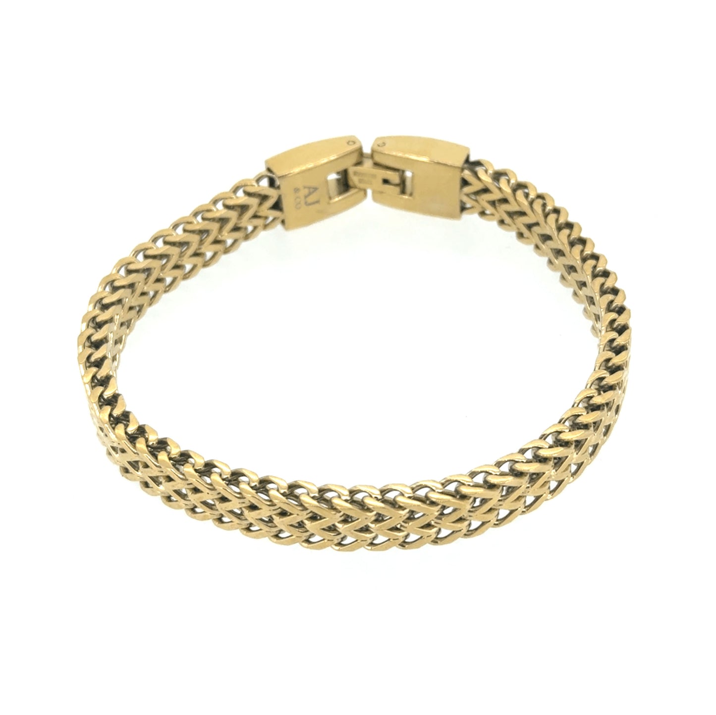 7mm Woven Mesh Bracelet   (TBR-015-G)