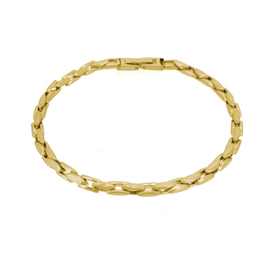 3mm  Fluted Bracelet   (TBR-200-G-8.5)