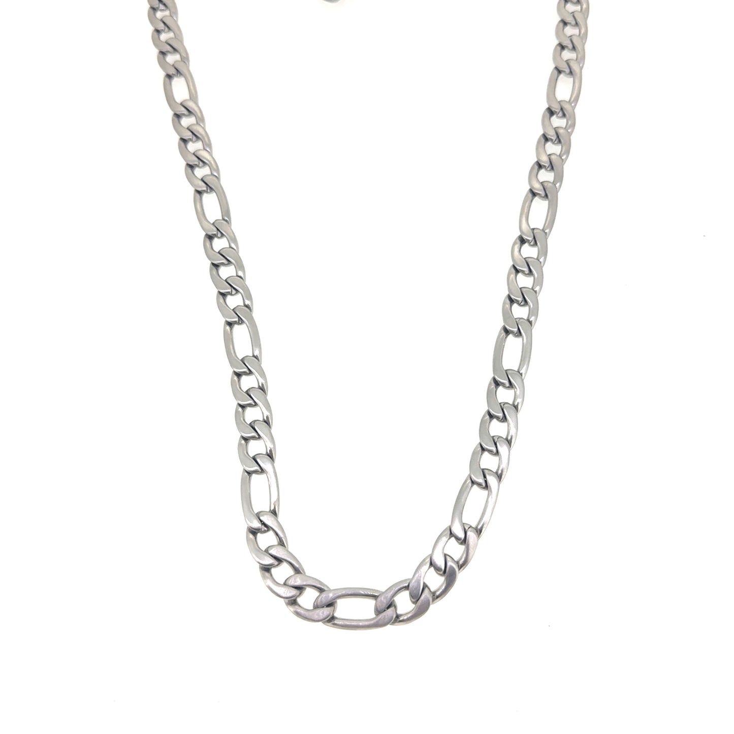 9mm Figaro Bracelet   (TBR-190-8.5)
