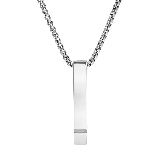 Four Sided Engravable Bar Pendant